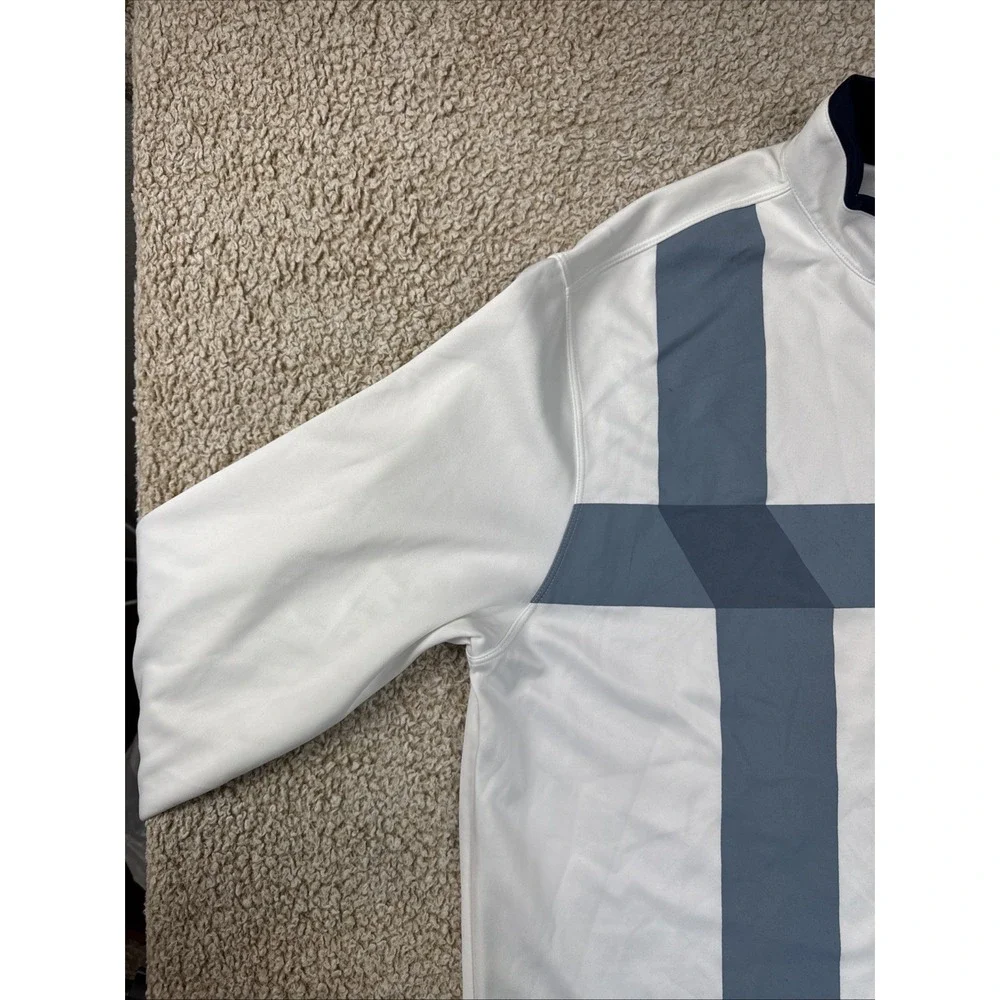 Nike Golf Tour Performance Therma-Fit 1/4 Zip Sweater Men's White Gray XL
